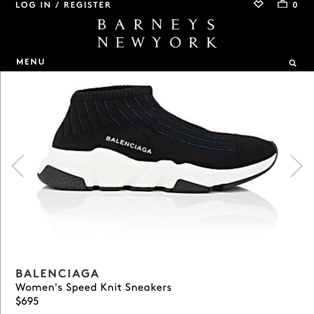 Balenciaga speed knit low top sock runner